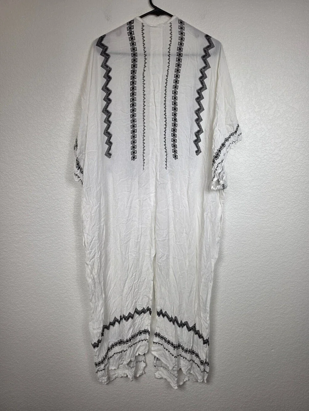 Free People White Embroidered Cover Up Dress